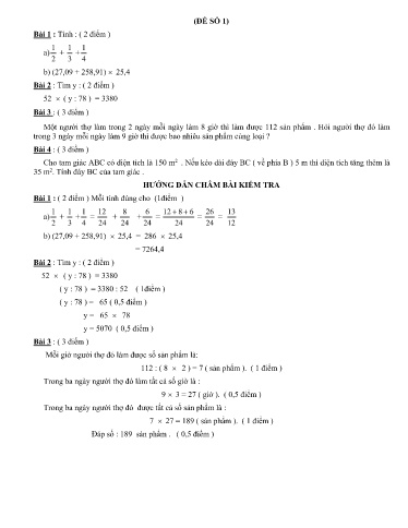 35 Đề ôn thi vào Lớp 6 môn Toán (Có đáp án)