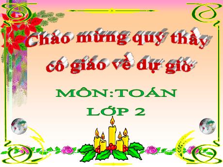 Bài giảng môn Toán Lớp 2 - Tiết 58: 13 trừ đi 1 số