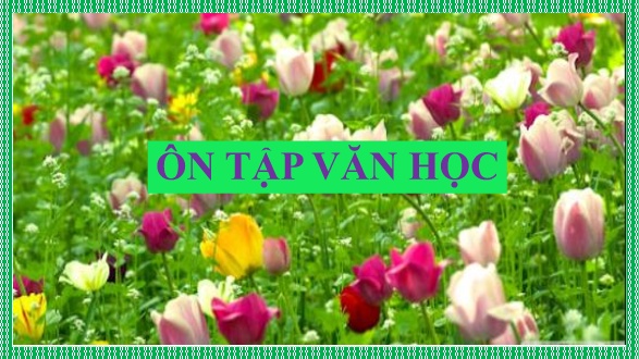 Bài giảng Ngữ văn Lớp 12 - Tiết 45: Ôn tập văn học