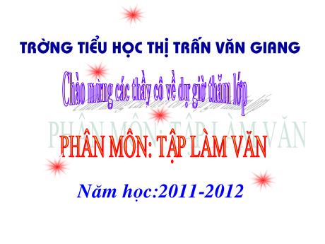 Bài giảng phân môn Tập làm văn Lớp 2 - Tiết 25: Đáp lời đồng ý. Quan sát tranh trả lời câu hỏi