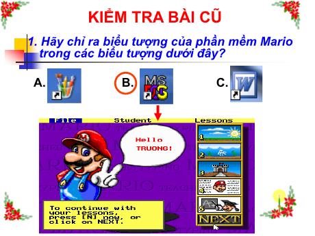 Bài giảng Tin học Lớp 4 - Chương 3. Bài 2: Gõ từ đơn giản