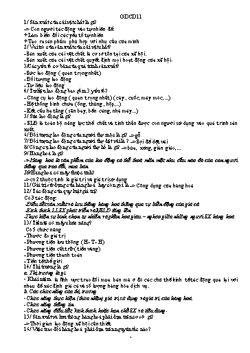 Đề cương ôn thi Tốt nghiệp THPT môn GDCD Lớp 12 - Năm 2023
