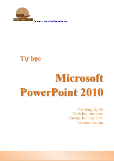 Giáo trình Microsoft PowerPoint 2010