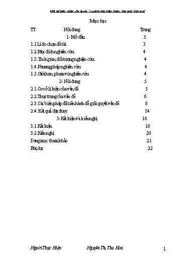 SKKN Một số biện pháp xây dựng trường học thân thiện, học sinh tích cực