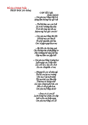 Tổng hợp Đề cương ôn tập học kì I môn Ngữ văn Lớp 10 - Năm học 2023-2024